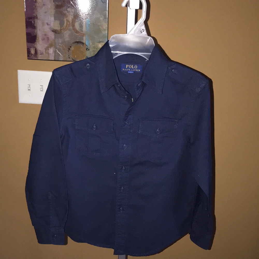 Polo long sleeve button down shirt